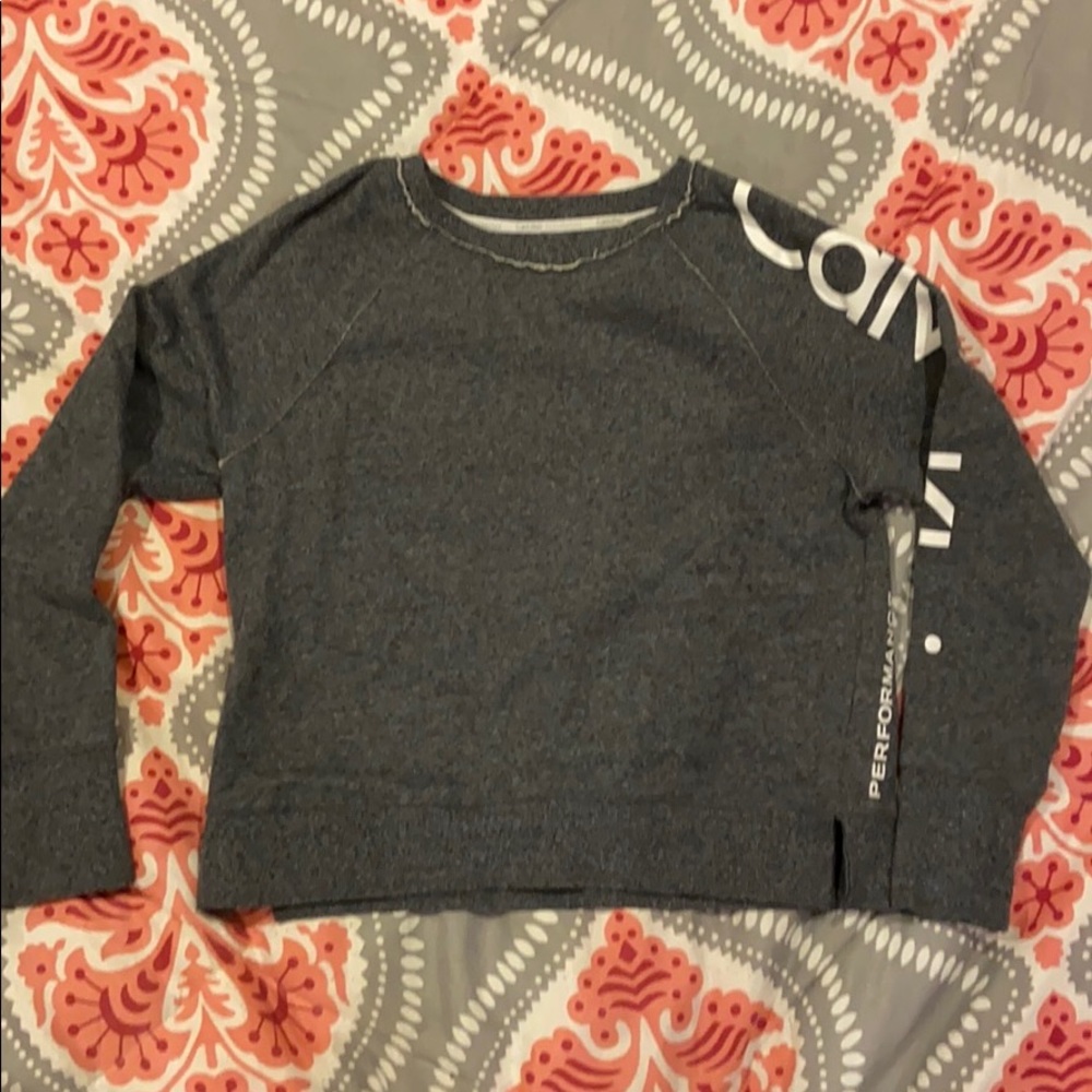 Grey Calvin Klein crew neck